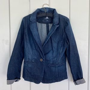 Loft denim blazer